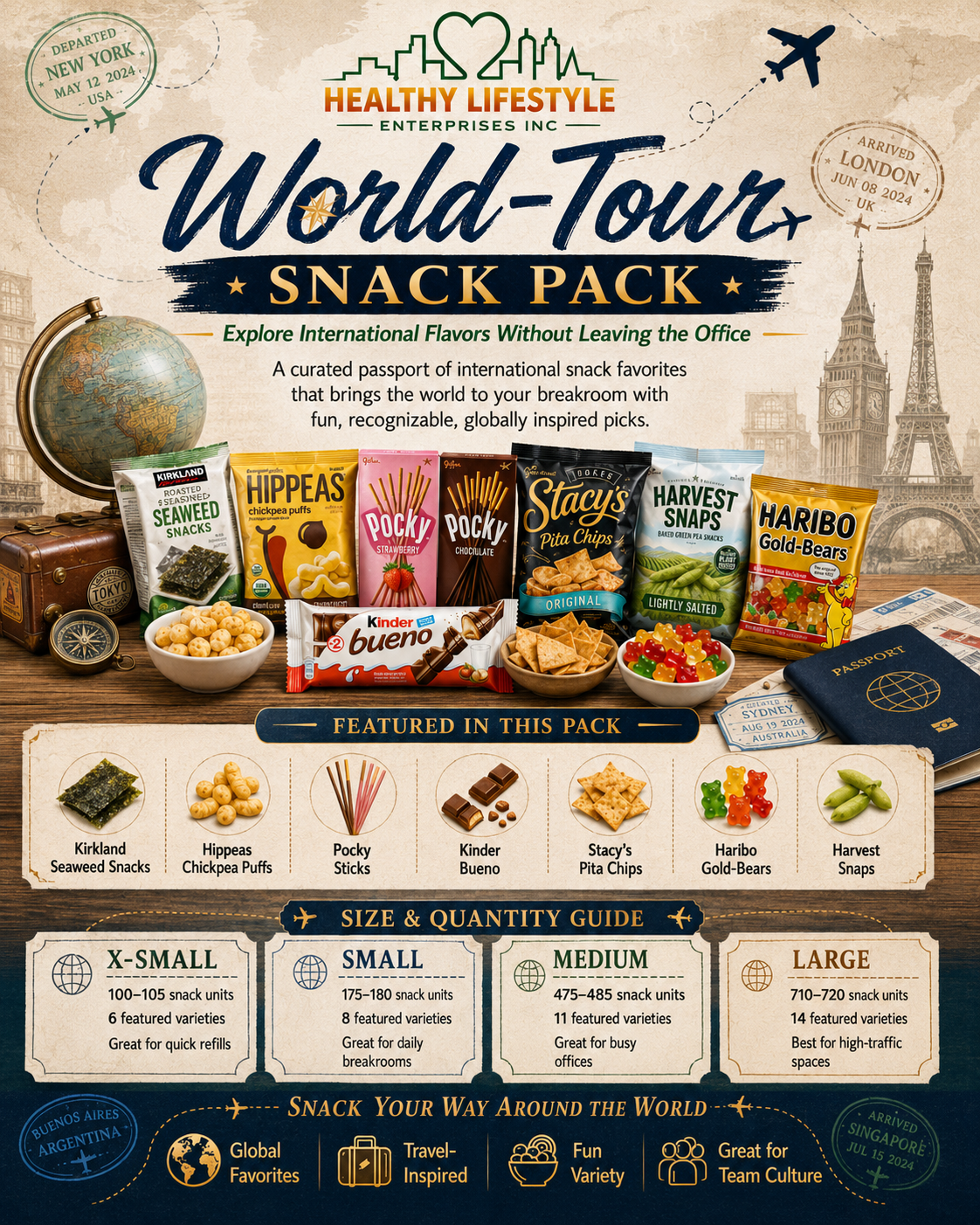 World Tour Snack Pack