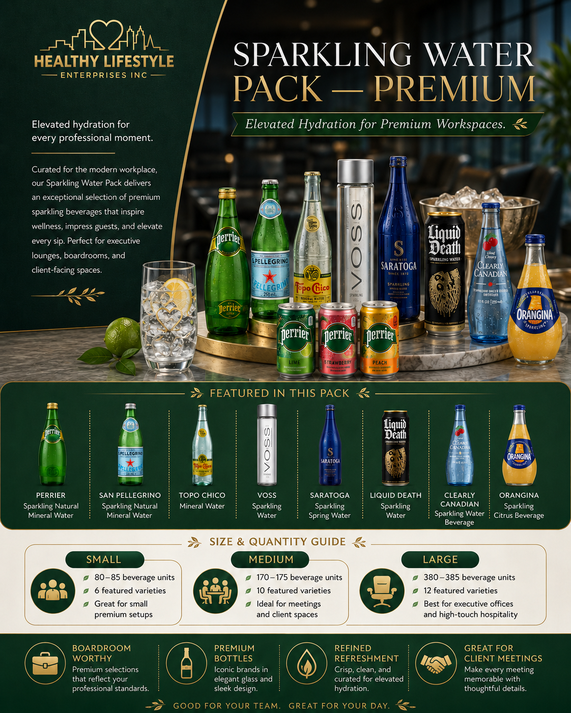 Sparkling Water Pack — Premium
